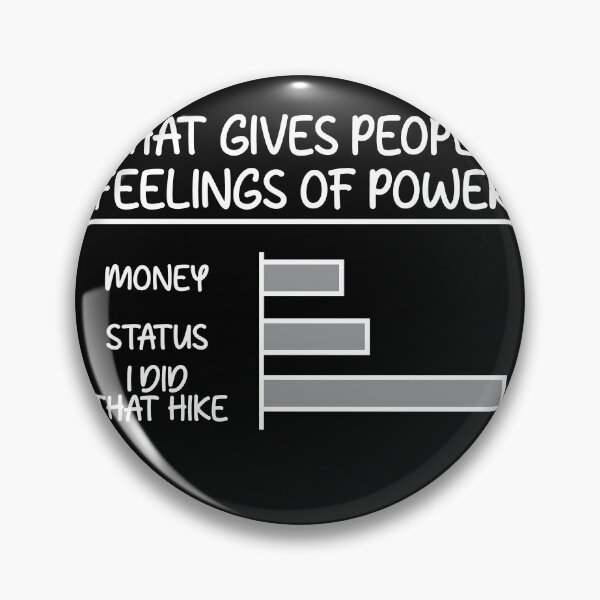 Item preview, Funny Hiking Feelings Of Power designed and sold by RoguePixel.
