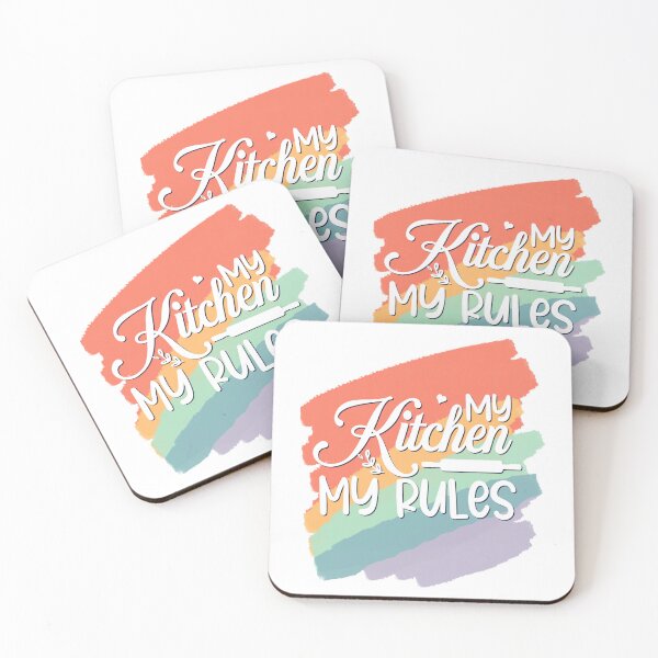 Item preview, my kitchen my rules  designed and sold by InnaMGraphic.
