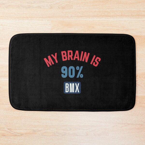 Item preview, My Brain Is 90 Bmx Sticker designed and sold by dianesandraon.