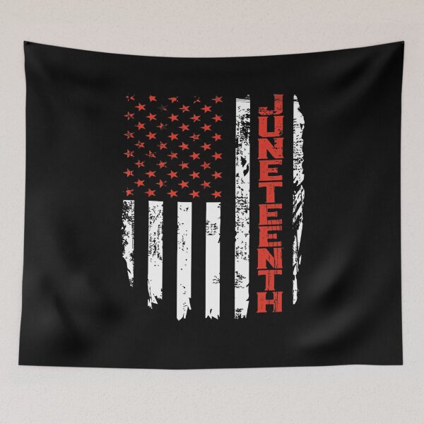 Item preview, JUNETEENTH WHITE FLAG INDEPENDENCE FREEDOM DAY designed and sold by lukas69graphic.