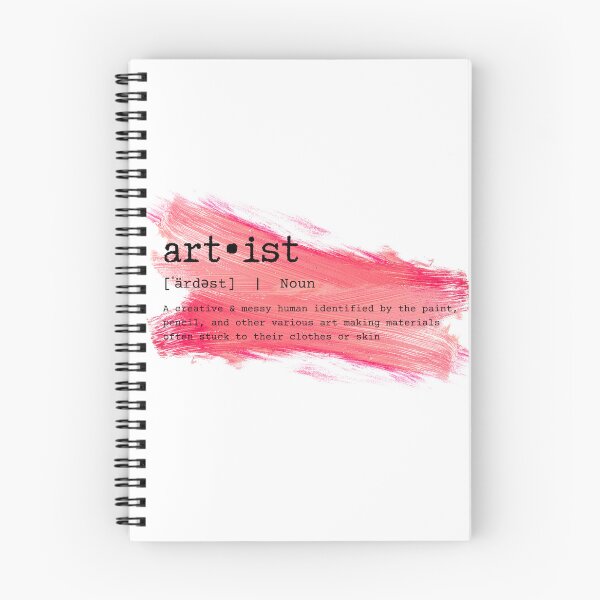 Item preview, Red & Pink Artist Definition Artist quote designed and sold by rosieopolis.