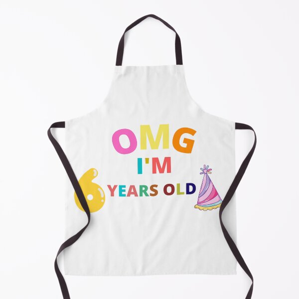 Item preview, OMG I am 6 years old - Funny Baby Birthday designed and sold by OMGCutie.