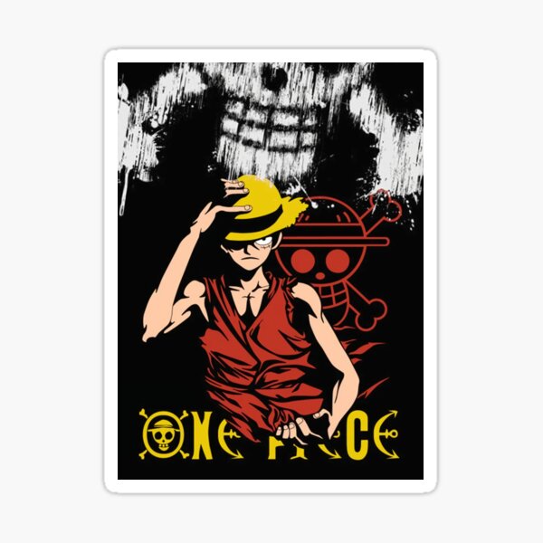 one piece characters Sticker for Sale by MEDesign4