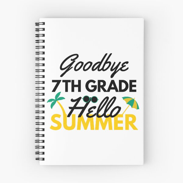 Item preview, Funny Quote For Last Day Of School: Goodbye 7th Grade Hello Summer designed and sold by AmeliaStore1.