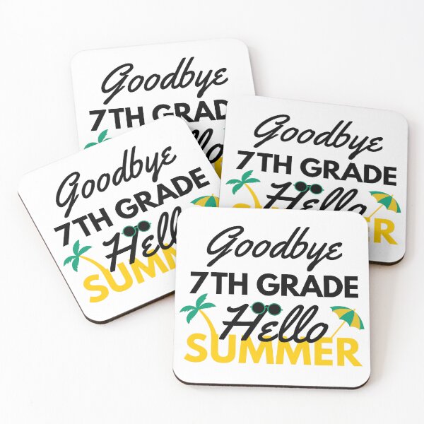 Item preview, Funny Quote For Last Day Of School: Goodbye 7th Grade Hello Summer designed and sold by AmeliaStore1.