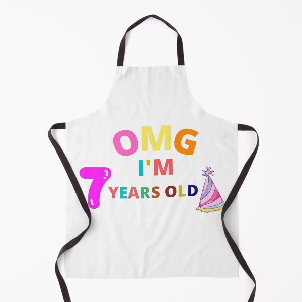 Item preview, OMG I am 7 years old - Funny Baby Birthday designed and sold by OMGCutie.