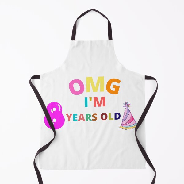 Item preview, OMG I am 8 years old - Funny Baby Birthday designed and sold by OMGCutie.
