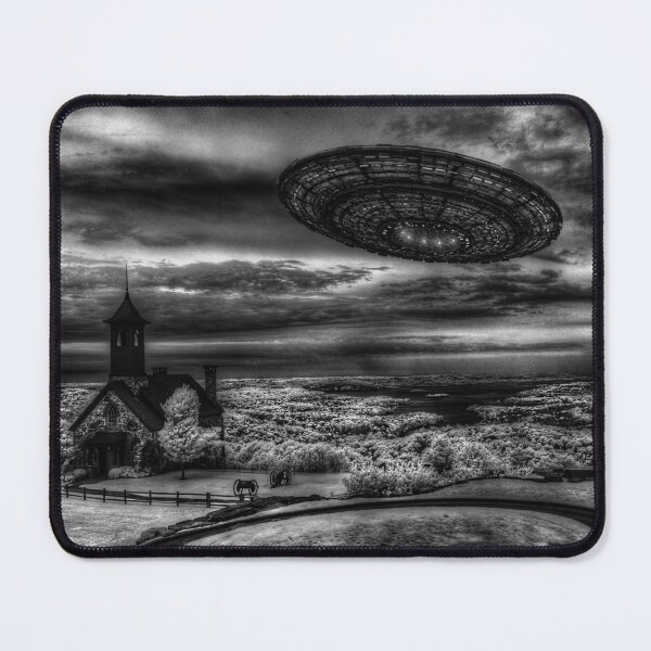 Item preview, Dark church and ufo designed and sold by Dude620.