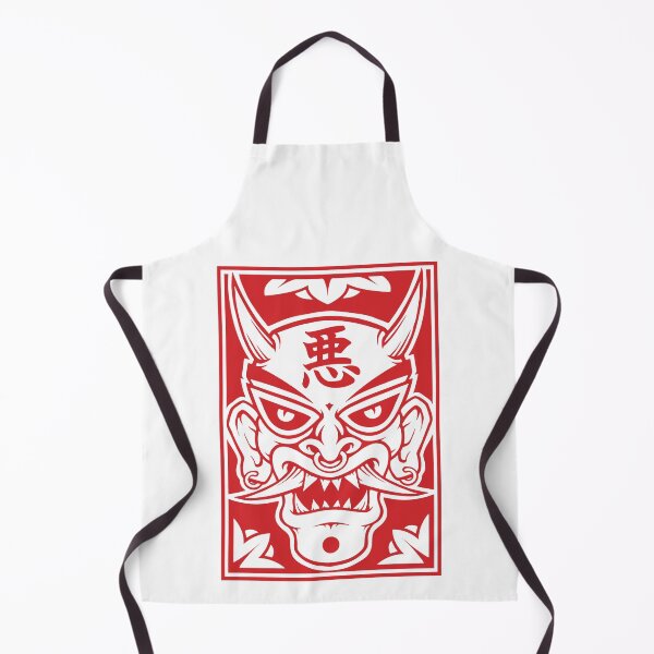 Item preview, Evil Japanese/tiki style mask designed and sold by HETCH.