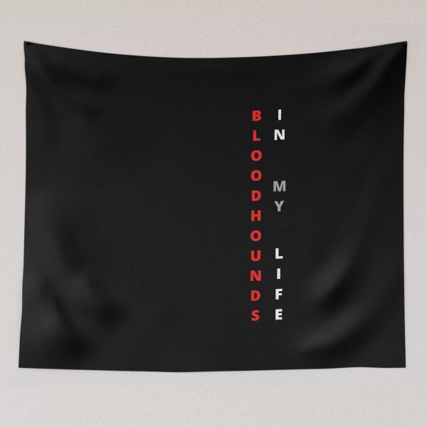 Item preview, Funny Bloodhound text minimalistic design designed and sold by MayaAndNora.