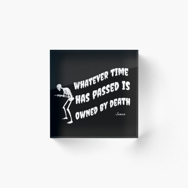 Aperçu de l'œuvre Quel que soit le temps qui s'est écoulé appartient à la mort créée et vendue par ManCardDesigns.
