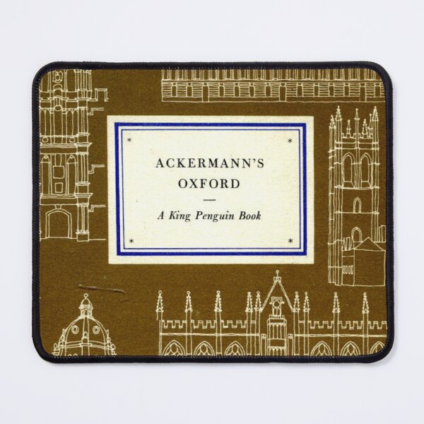 Item preview, Ackermann's Oxford (1954) - Vintage Book Cover designed and sold by SALON DES ARTS.