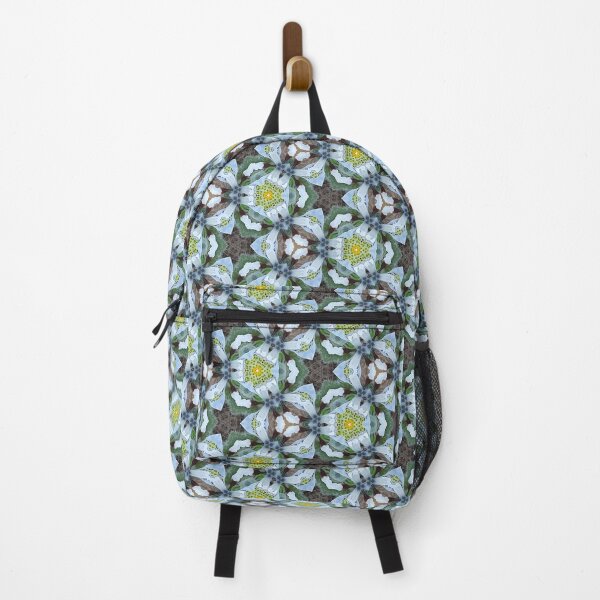 Item preview, Moraea ciliata 1.1 - Green Botanical Pyramid Pattern designed and sold by FRLF.