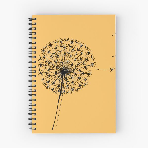 Item preview,  Dandelion Clock in mustard and black designed and sold by Maddy Bennett.