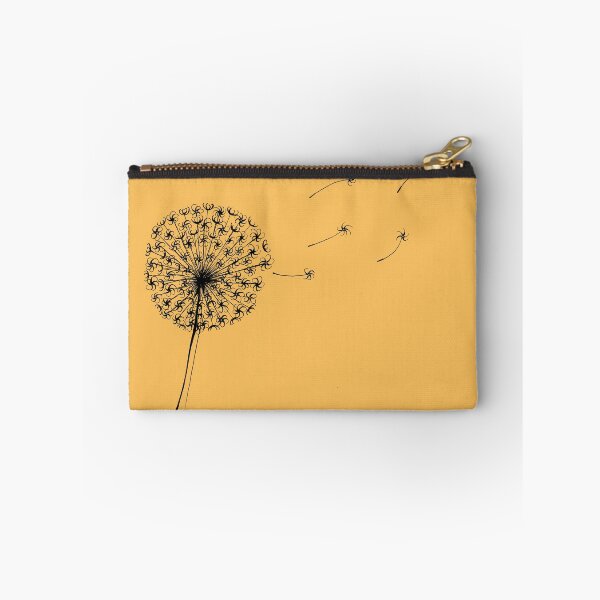 Item preview,  Dandelion Clock in mustard and black designed and sold by Maddy Bennett.