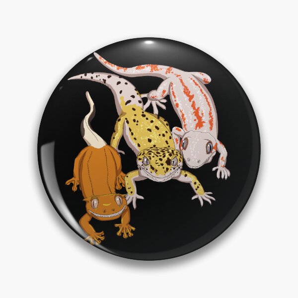 Artikelvorschau, Kronengecko und Höckerkopfgecko und Leopardgecko entworfen und verkauft von UpYourSelf.