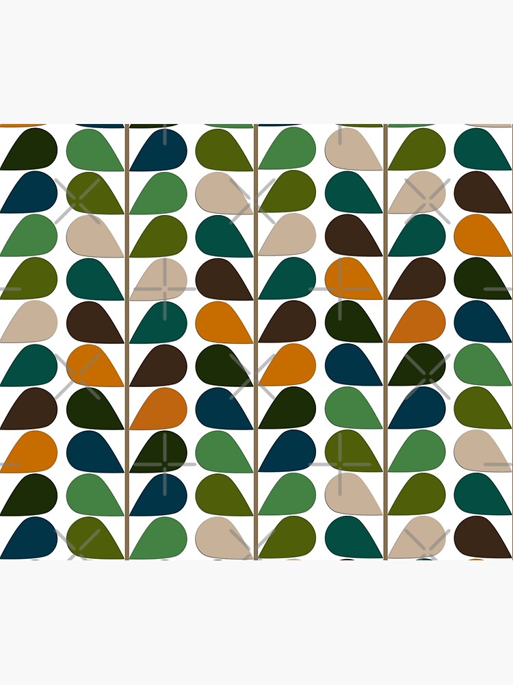 Retro 60s Mid Century Modern Pattern 2 by Makanahele