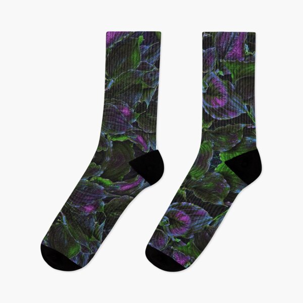 Item preview, Nightshade Purple Hosta Pattern  designed and sold by SunshineWalker.