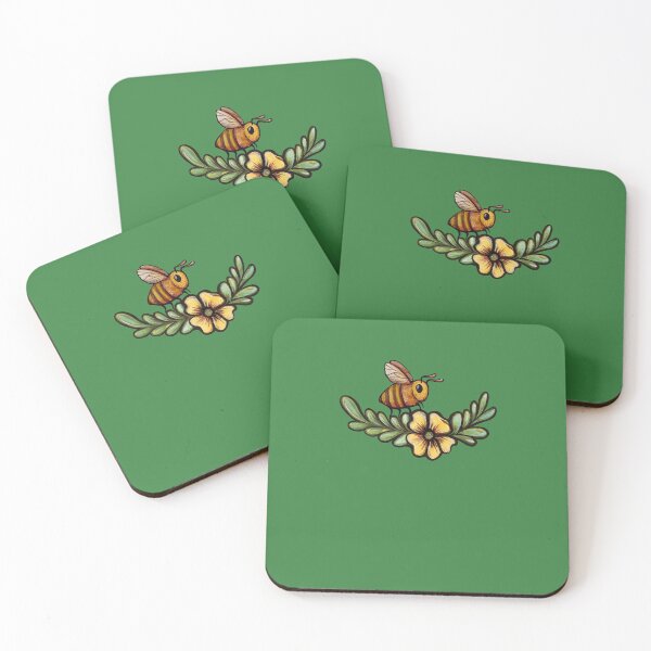 Item preview, Bee and Flower designed and sold by FrictionMaxxing.