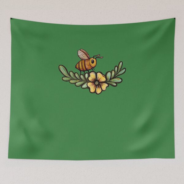 Item preview, Bee and Flower designed and sold by FrictionMaxxing.