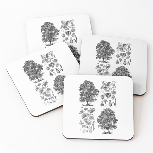 Item preview, tree chart (black and white) designed and sold by Madame Memento.