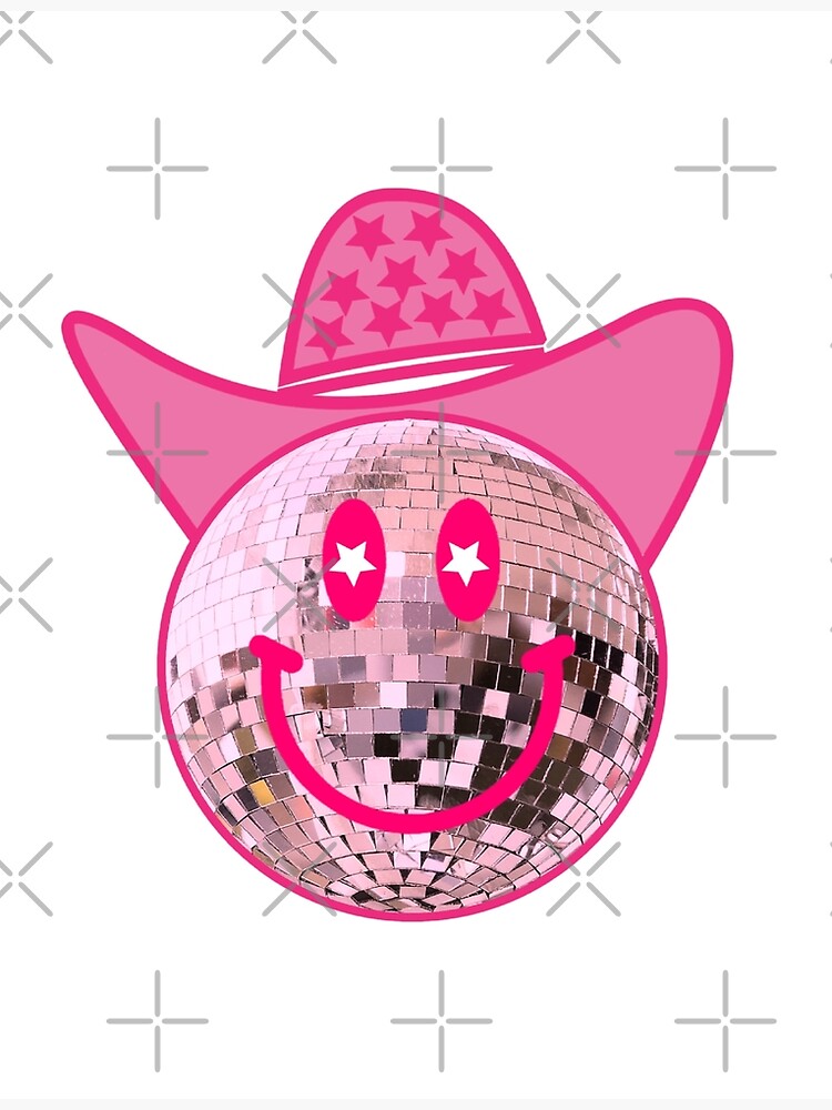 “pink cowgirl disco ball” Photographic Print for Sale by juliasantos5