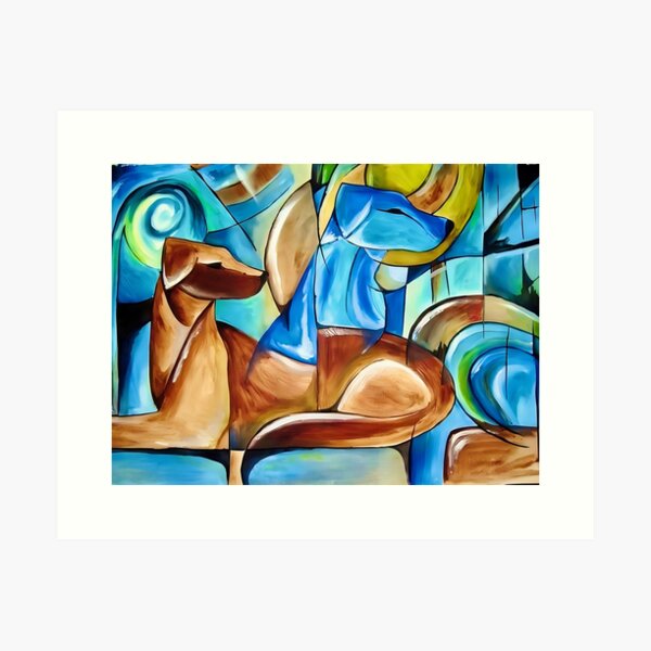 Item preview, Blue Dog by Franz Marc designed and sold by WonderweissStudio.