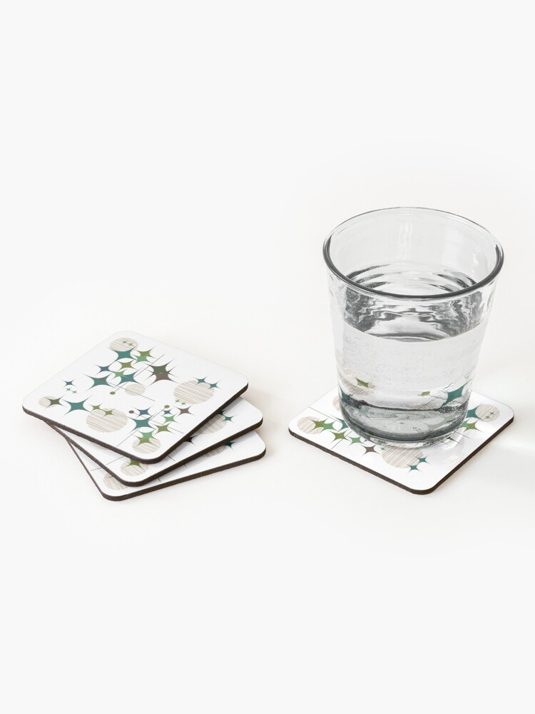 Alternate view of Eames Era Starbursts and Globes Coasters (Set of 4)