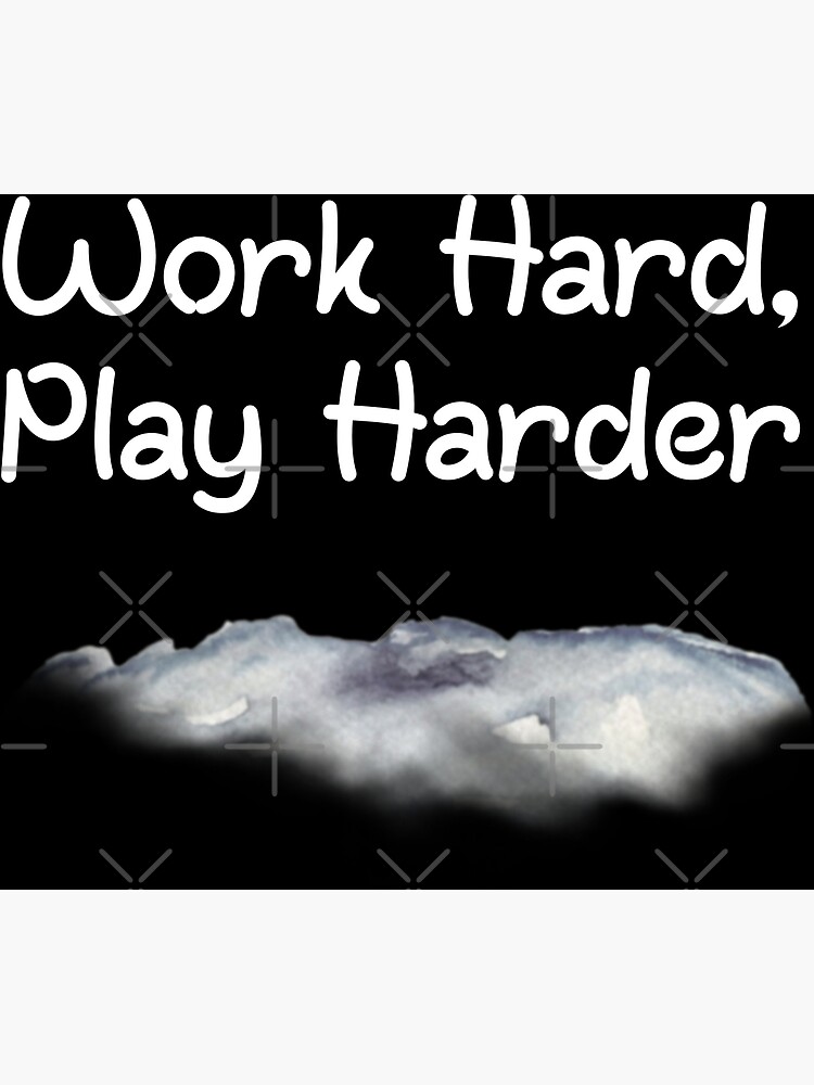 Video Games Work Hard Play Harder Gamer Poster