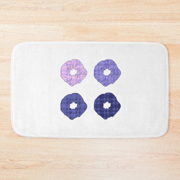 Item preview, plaid scrunchies purple designed and sold by Zezeye.