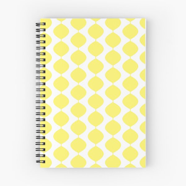 Item preview, Mid Century Modern Retro 60s Waves Pattern (Yellow Light) designed and sold by Makanahele.