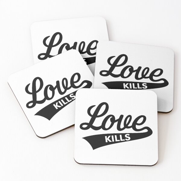 Item preview, Love Kills (Lettering / Black) designed and sold by MrFaulbaum.