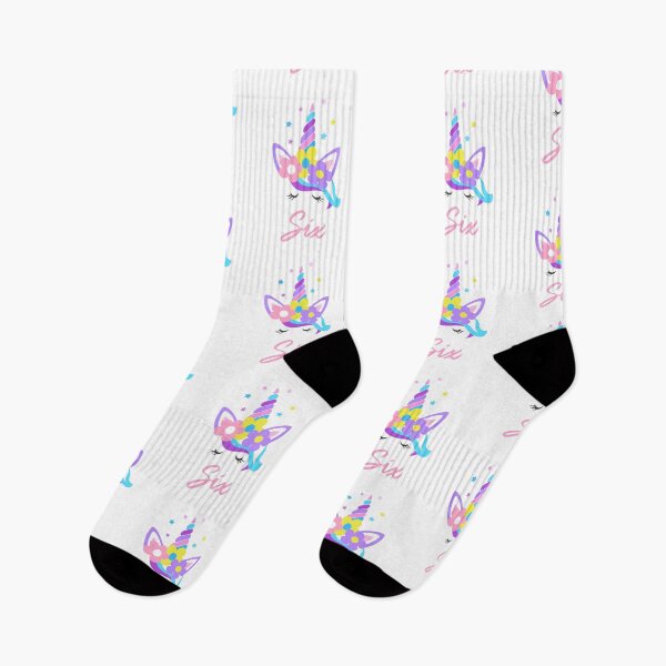Item preview, Girls Unicorn Birthday 6th - Six designed and sold by Mercheesy.