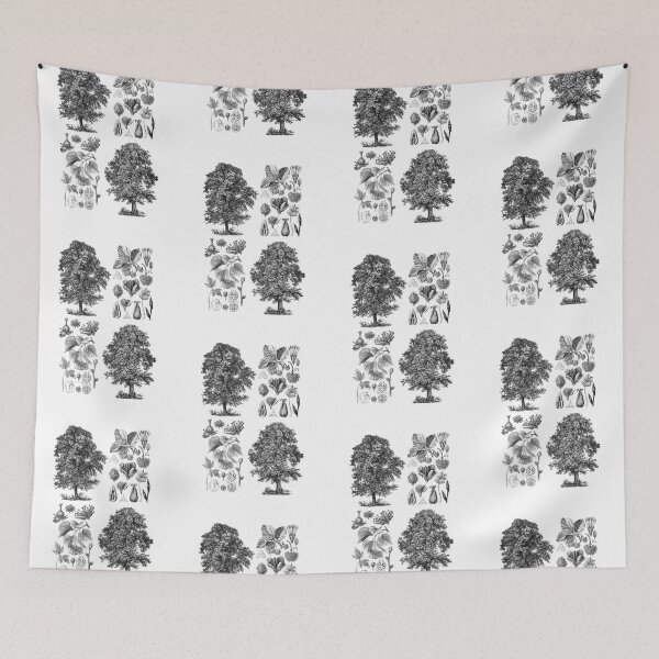 Item preview, tree chart (black and white) designed and sold by Madame Memento.