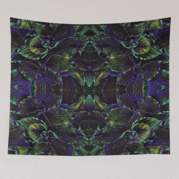 Item preview, Nightshade Gold-Purple Hosta Pattern  designed and sold by SunshineWalker.