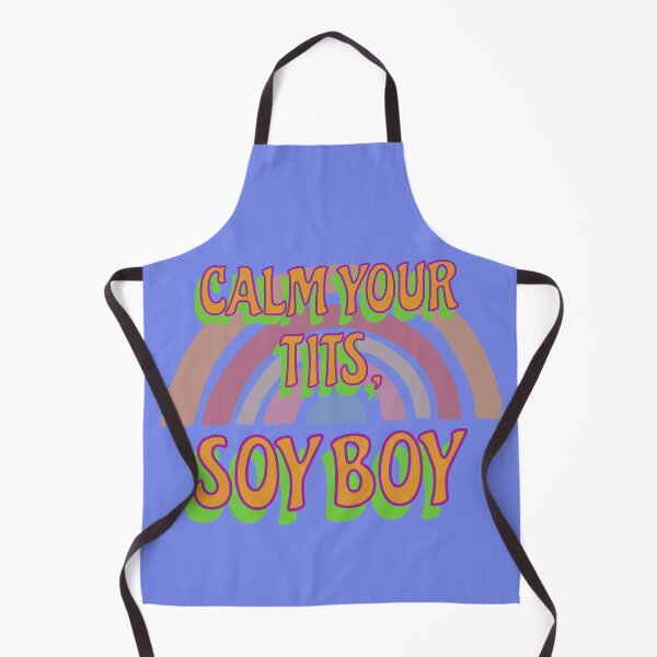 Item preview, calm your tits, soy boy designed and sold by ManCardDesigns.