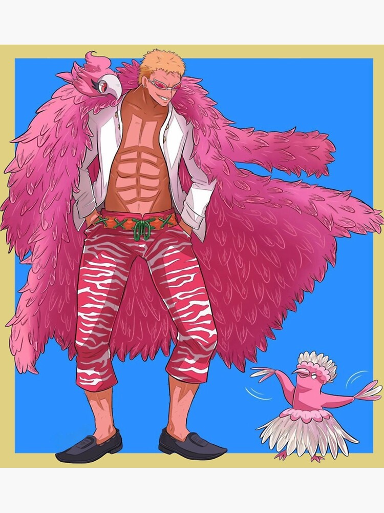 Donquixote Doflamingo One Piece Canvas Print for Sale by KearaBlock