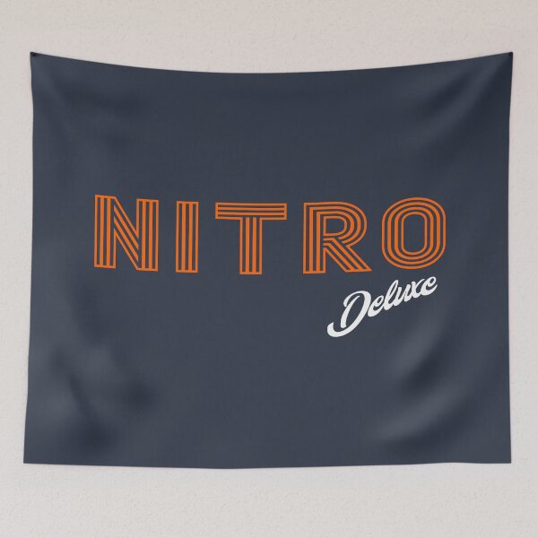 Item preview, NITRO DELUXE. ORANGE WHITE. designed and sold by 5hertz.