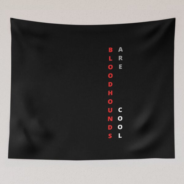 Item preview, Funny Bloodhound text minimalistic design designed and sold by MayaAndNora.