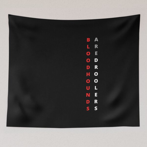 Item preview, Funny Bloodhound text minimalistic design designed and sold by MayaAndNora.