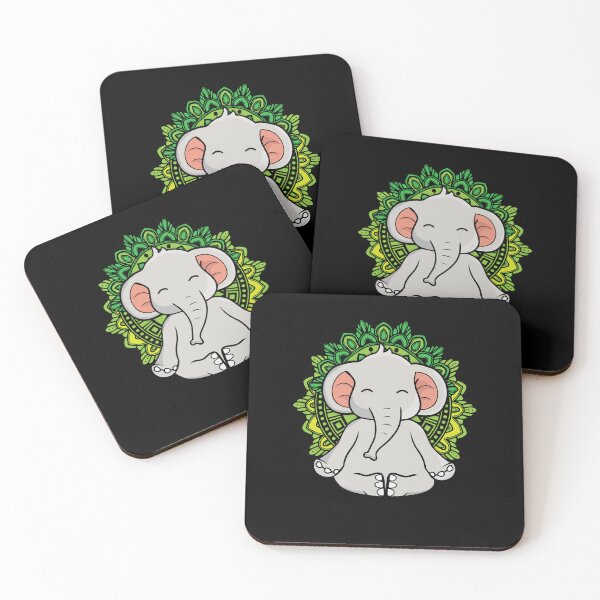 Item preview, Meditating Elephant Gift Yoga Lover Women Elephant designed and sold by DSWShirts.