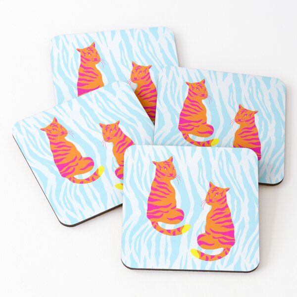 Item preview, neon abstract tigers designed and sold by Julia Santos.