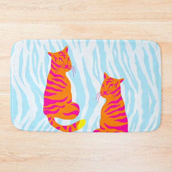 Item preview, neon abstract tigers designed and sold by Julia Santos.