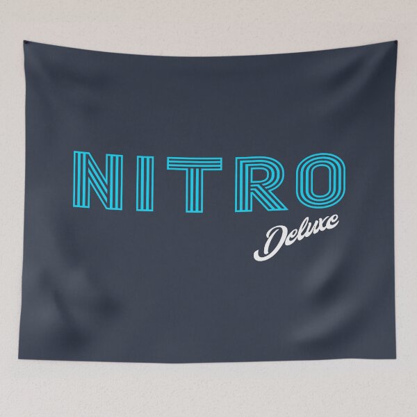 Item preview, NITRO DELUXE. BLUE/WHITE. designed and sold by 5hertz.