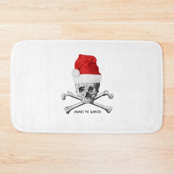 Item preview, Avast Ye Santa! Christmas Holiday Pirate Skull designed and sold by Nola Lee Kelsey.