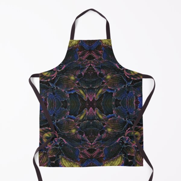 Item preview, Nightshade Blue-Gold Hosta Pattern designed and sold by SunshineWalker.