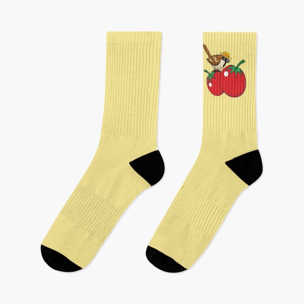 Item preview, Organic Lover Sparrow Eating Red Tomato designed and sold by BirdAtWork.
