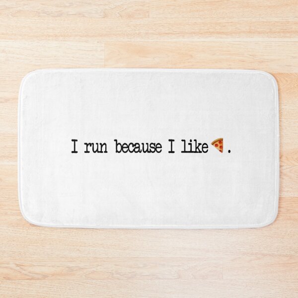 Item preview, "I run because I like pizza" Classic Design designed and sold by mindischaos.