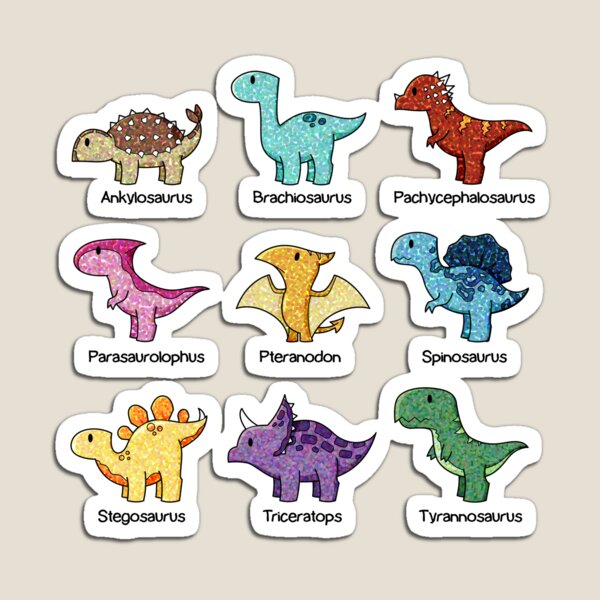 Dinosaur Chart Magnet