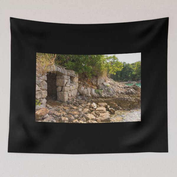 Item preview, Ancient Fisher House on Krk Island, Croatia designed and sold by jojobob.